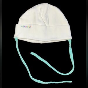 VTG & RARE Gymboree Rainbow tag baby infant hat with tie straps